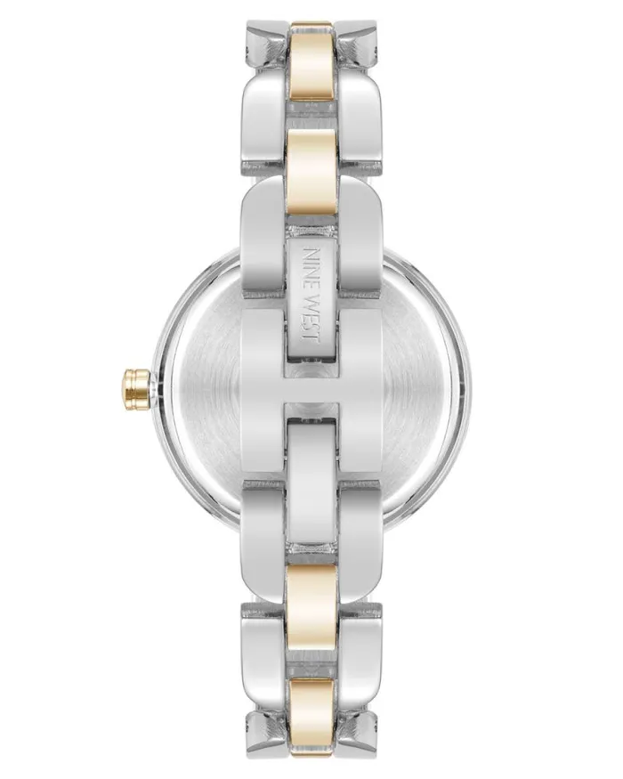 Bracelet Link Watch Twotone Women Nine West Straps Bracelet Link Watch Twotone Women Nine West Straps
