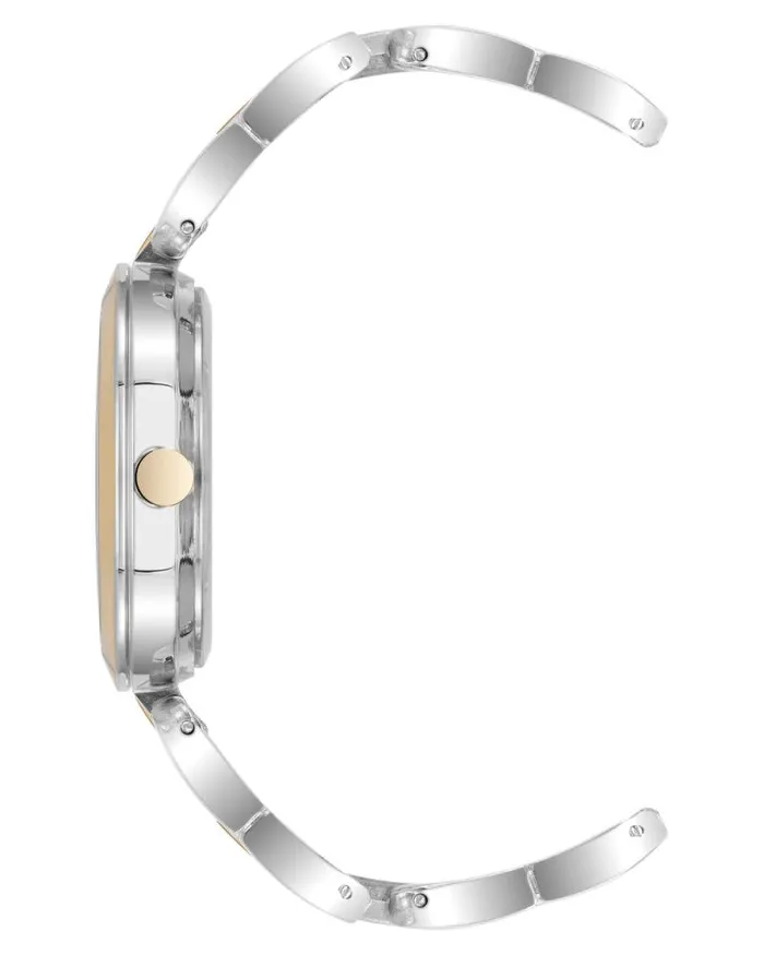Bracelet Link Watch Twotone Women Nine West Straps Bracelet Link Watch Twotone Women Nine West Straps