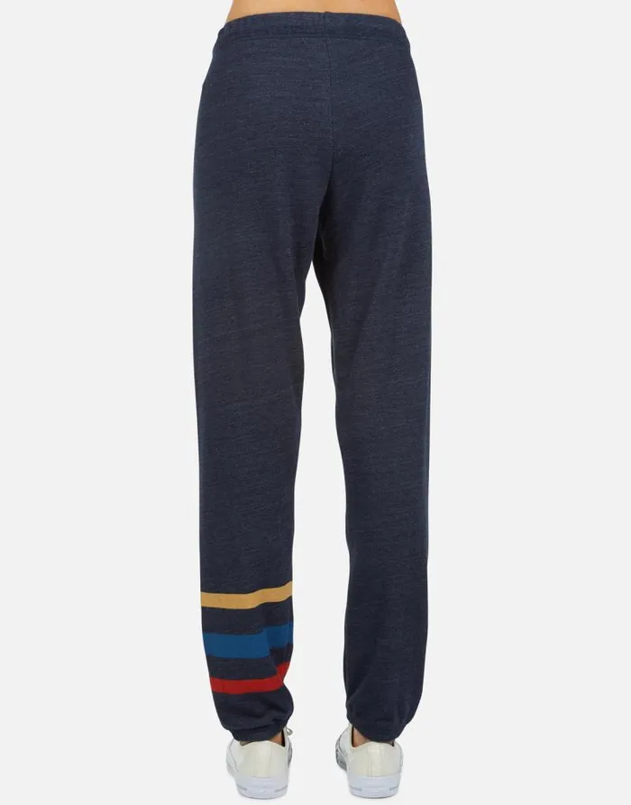 Brynn Happy Peace Love Port Navy Women Lauren Moshi Long Sweatpants