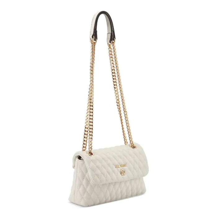 Caelia Mini Convertible Crossbody Flap Chic Cream Women Nine West Crossbody Caelia Mini Convertible Crossbody Flap Chic Cream Women Nine West Crossbody