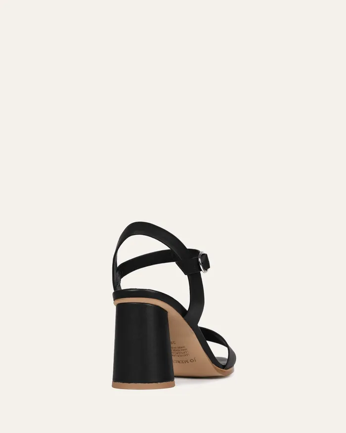 Calais high heel sandals black leather HIGH HEELS jomercer Women Calais high heel sandals black leather HIGH HEELS jomercer Women