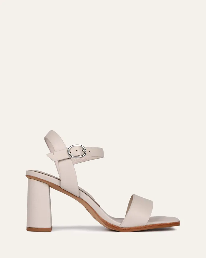 Calais high heel sandals bone leather HIGH SANDALS jomercer Women