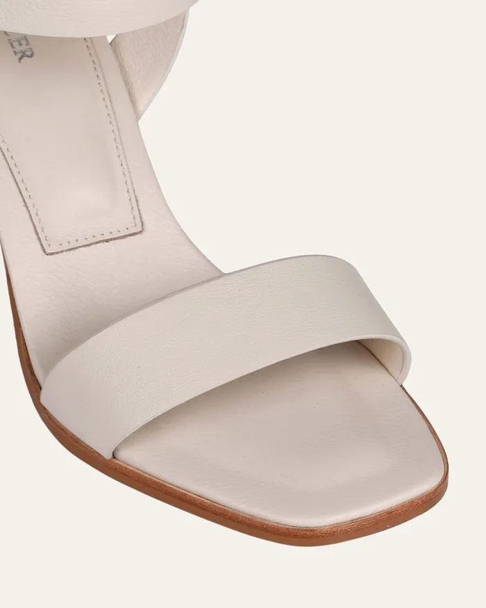 Calais high heel sandals bone leather HIGH SANDALS jomercer Women Calais high heel sandals bone leather HIGH SANDALS jomercer Women