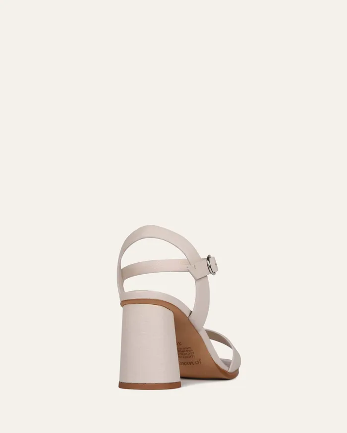 Calais high heel sandals bone leather HIGH SANDALS jomercer Women Calais high heel sandals bone leather HIGH SANDALS jomercer Women