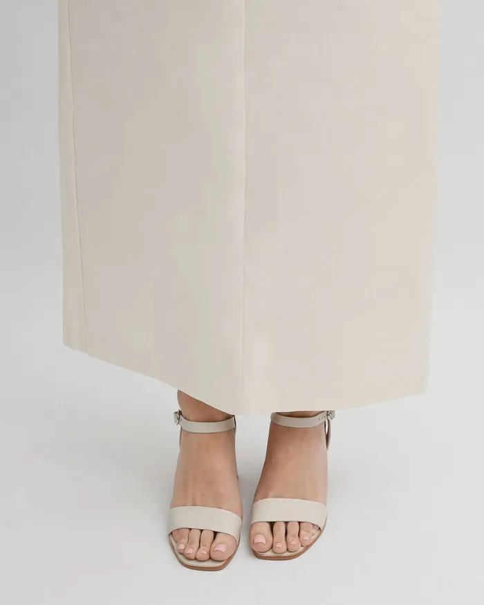 Calais high heel sandals bone leather HIGH SANDALS jomercer Women Calais high heel sandals bone leather HIGH SANDALS jomercer Women