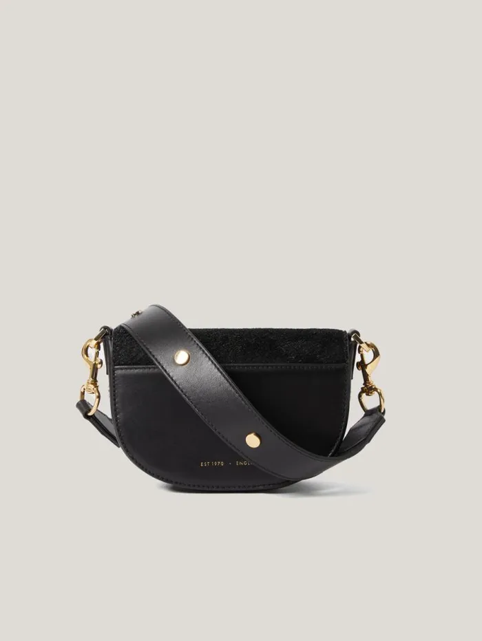 Calf Hair Denbigh Crossbody Black Women Jigsaw Bags