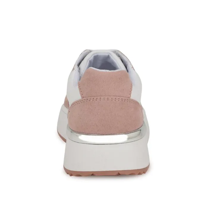 Calpha Laceup Sneakers Whitepink Women Nine West Sneakers Calpha Laceup Sneakers Whitepink Women Nine West Sneakers