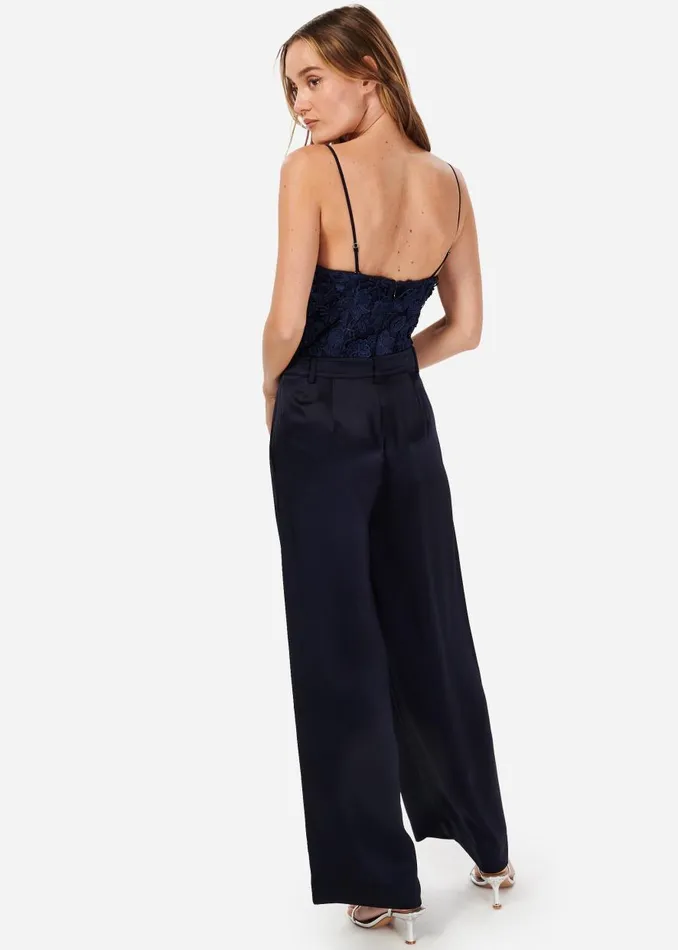 CAMI NYC Bodysuits Women Beleza Lace Bodysuit Navy