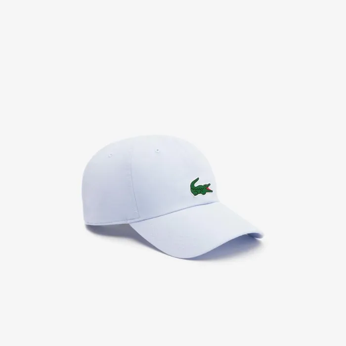 Caps and Hats Men Lacoste Mens SPORT X Novak Djokovic Microfiber Cap Light Blue Ir6