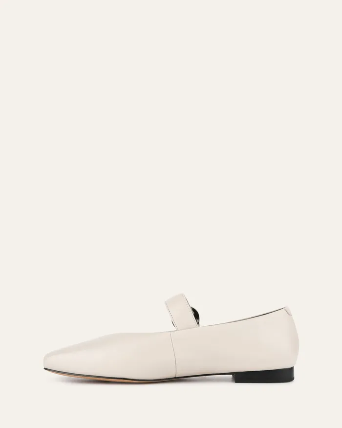 CASUAL jomercer Women Annabelle casual flats bone leather CASUAL jomercer Women Annabelle casual flats bone leather