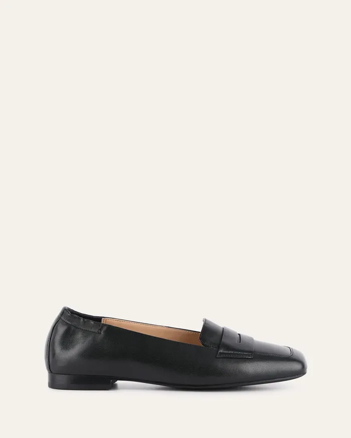 CASUAL jomercer Women Kennedy casual flats black leather