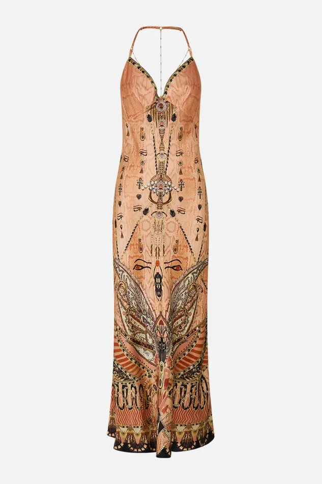 CHAIN DETAIL SLIP DRESS KINGDOM OF HEIROGLYPHS Kingdom Of Heiroglyphs Womens Camilla Dresses