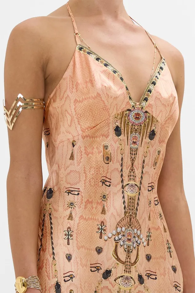 CHAIN DETAIL SLIP DRESS KINGDOM OF HEIROGLYPHS Kingdom Of Heiroglyphs Womens Camilla Dresses