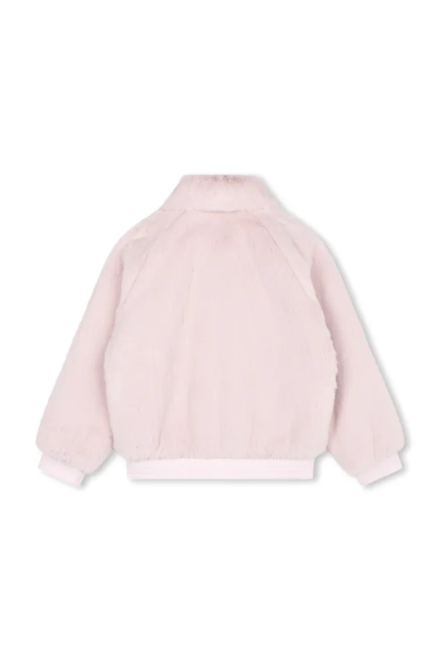 Children Faux Fur Jacket Mauve Purple Sonia Rykiel Children Children Faux Fur Jacket Mauve Purple Sonia Rykiel Children