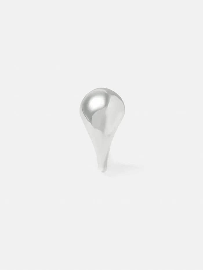 Chunky Dome Ring Silver Women Jigsaw Jewellery