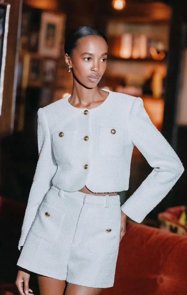 Cinq Sept Auden Jacket White Women Jackets