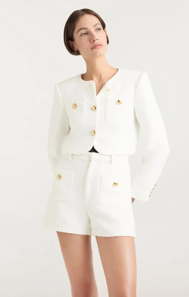 Cinq Sept Auden Jacket White Women Jackets