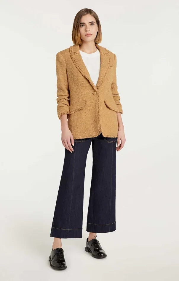 Cinq Sept Boucle Khloe Blazer Sahara Women Jackets