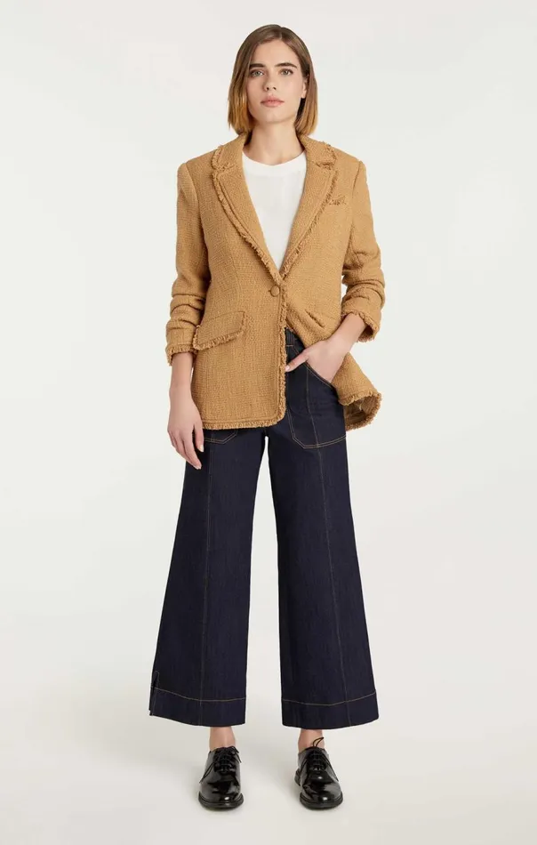 Cinq Sept Boucle Khloe Blazer Sahara Women Jackets