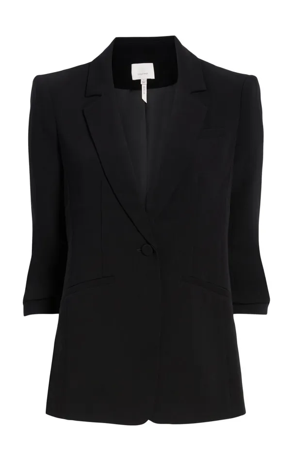 Cinq Sept Crepe Khloe Blazer Black Women Blazers