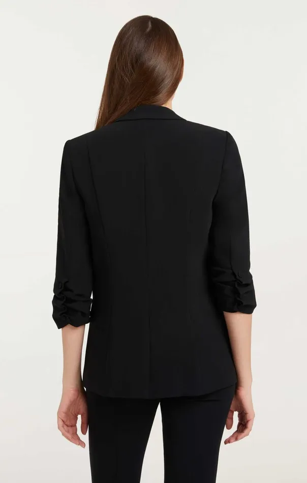 Cinq Sept Crepe Khloe Blazer Black Women Blazers