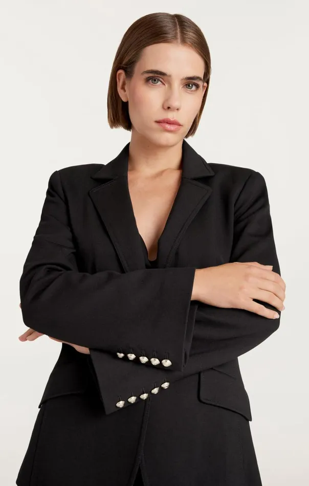 Cinq Sept Danicka Blazer Black Women Blazers