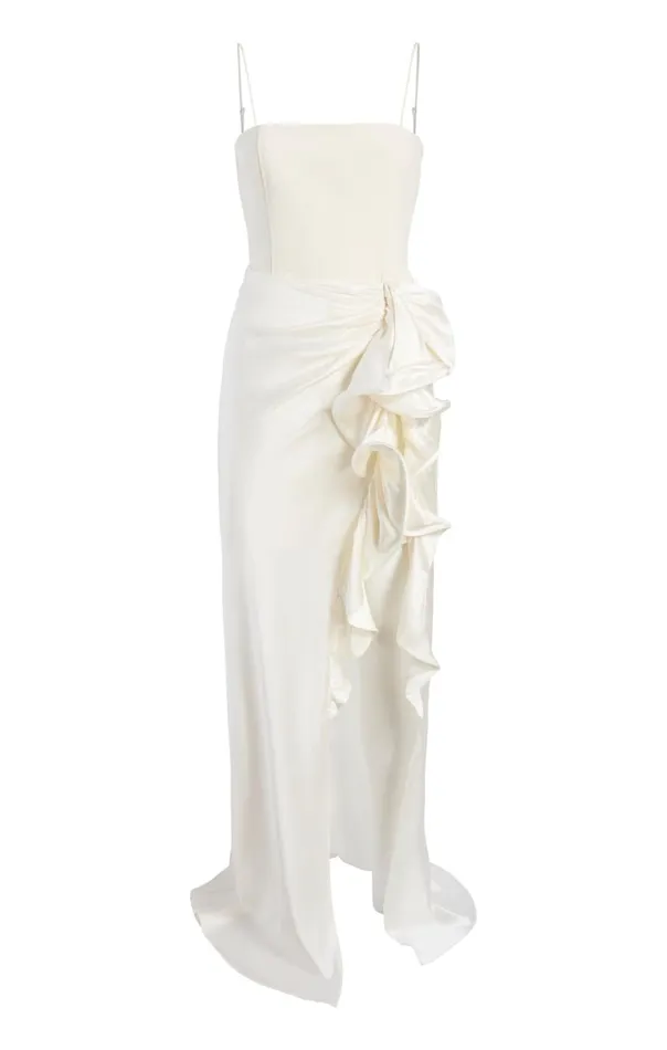Cinq Sept Drina Gown Ivory Women Cocktail and Evening