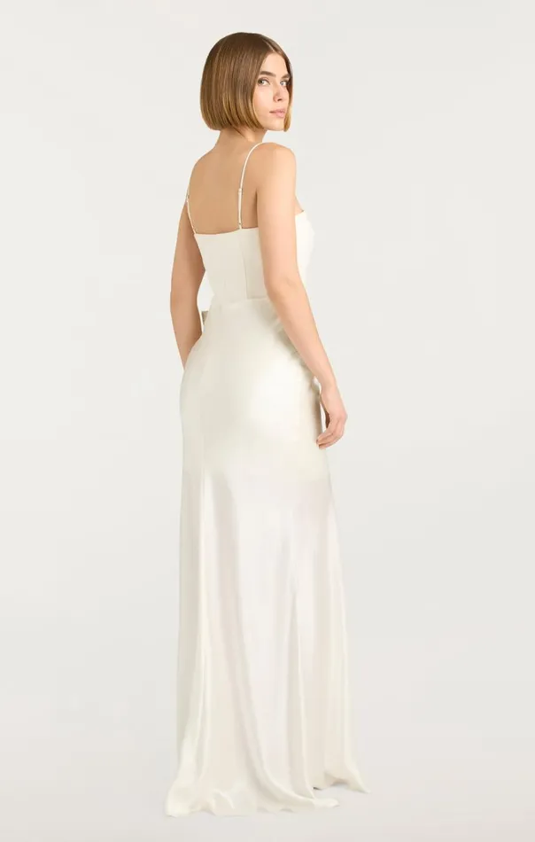 Cinq Sept Drina Gown Ivory Women Cocktail and Evening