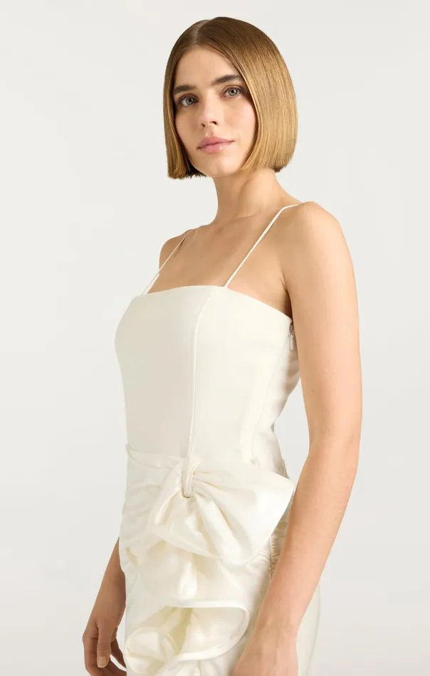 Cinq Sept Drina Gown Ivory Women Cocktail and Evening
