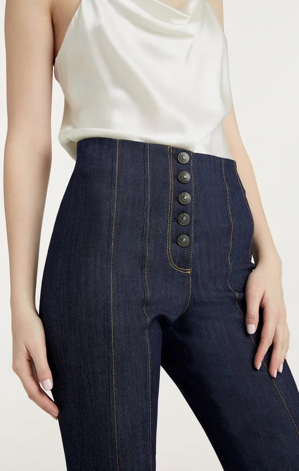 Cinq Sept Indigo Carolina Pant Indigo Women Pants