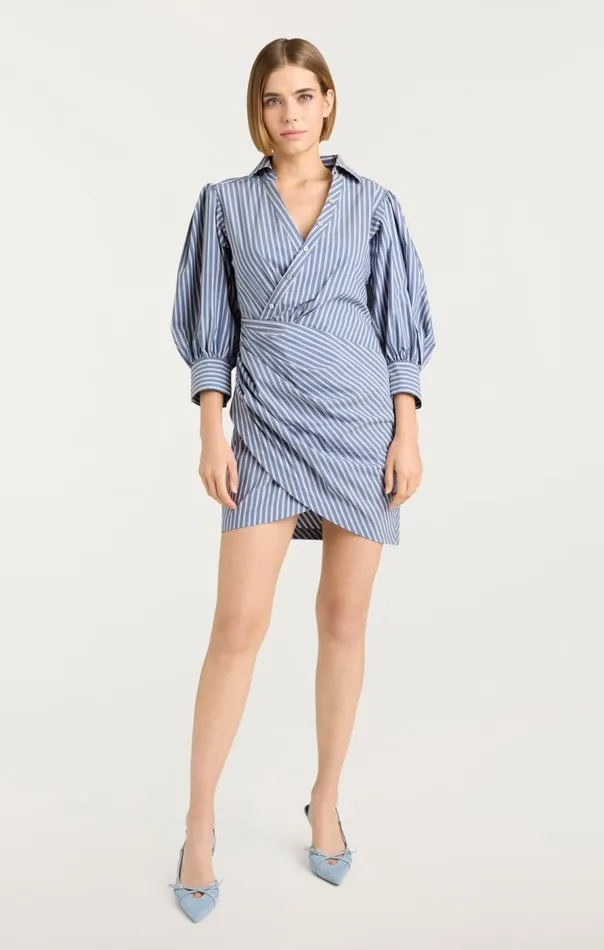 Cinq Sept Macaulay Dress Sabrinastripeastrobluemulti Women Mini