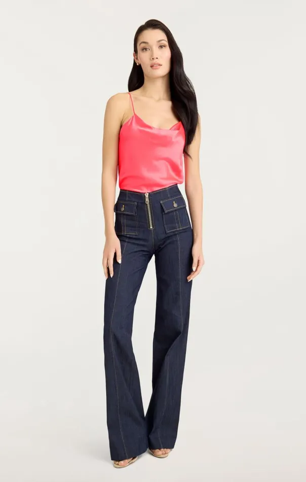Cinq Sept Marta Cami Neoncoral Women Tank Tops and Camisoles