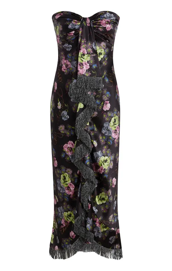 Cinq Sept Midnight Bloom Elise Dress Midnightmulti Women Cocktail and Evening