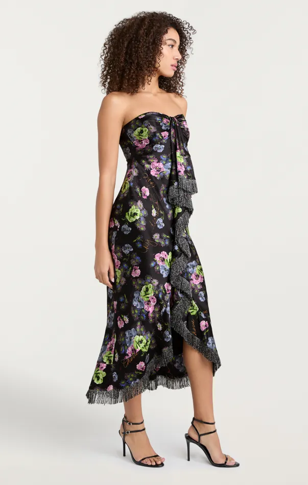 Cinq Sept Midnight Bloom Elise Dress Midnightmulti Women Cocktail and Evening