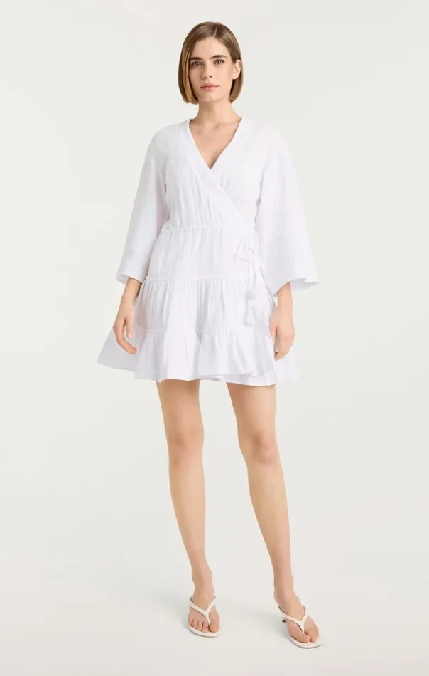 Cinq Sept Mini Torey Dress White Women Mini