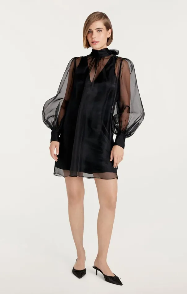 Cinq Sept Reo Dress Black Women Mini