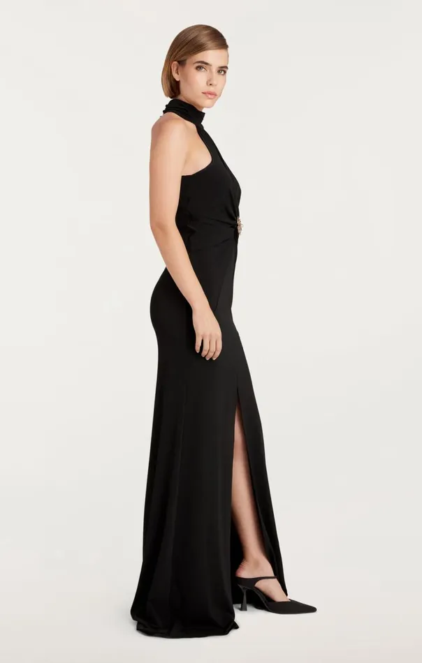 Cinq Sept Sandry Gown Black Women Cocktail and Evening