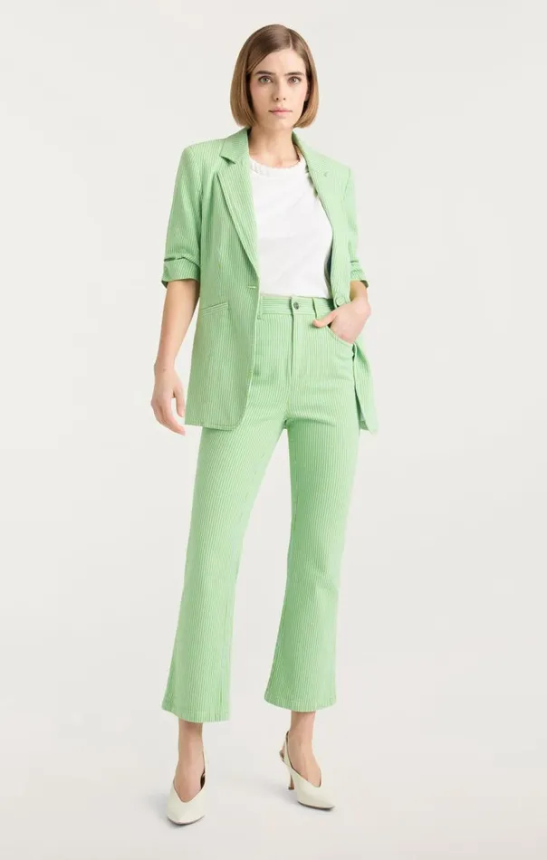 Cinq Sept Short Sleeve Khloe Blazer Lushmeadowskylight Women Blazers