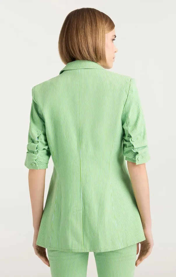 Cinq Sept Short Sleeve Khloe Blazer Lushmeadowskylight Women Blazers