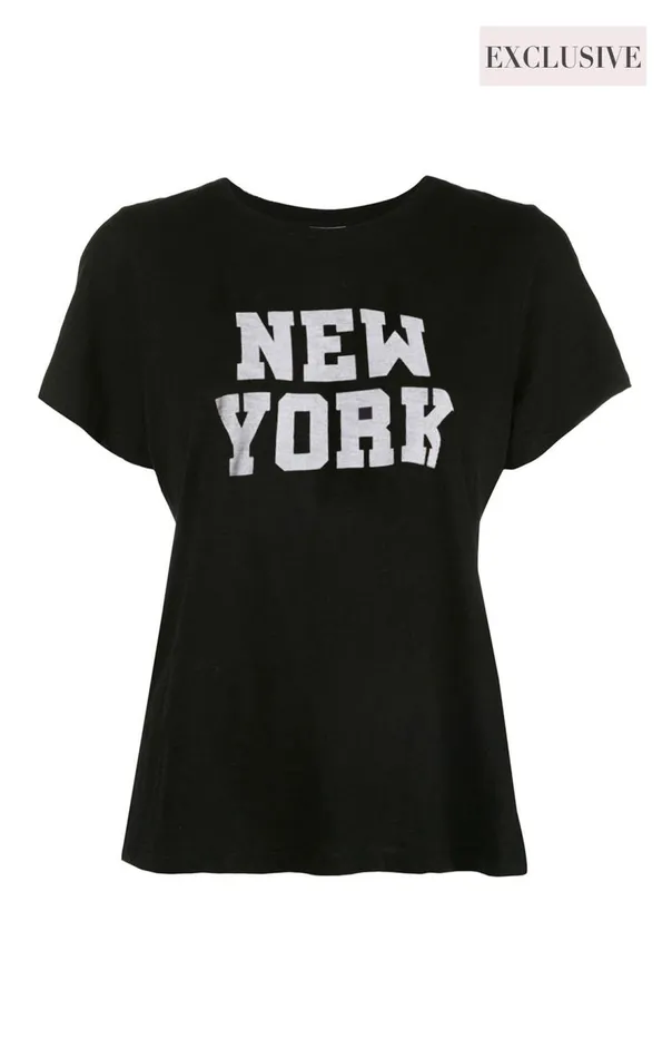 Cinq Sept Soho New York Tee Blackwhite Women Tees