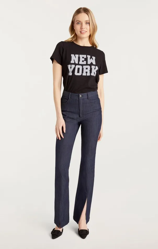 Cinq Sept Soho New York Tee Blackwhite Women Tees