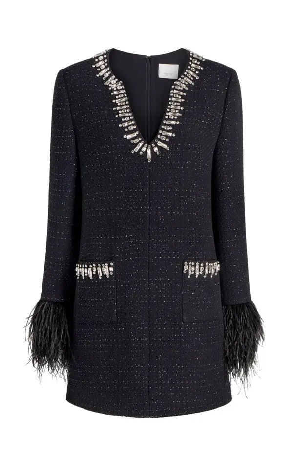 Cinq Sept Static Boucle Kas Dress Black Women Mini