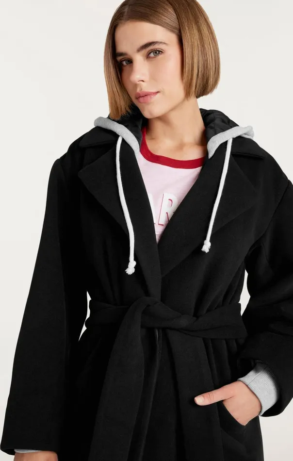 Cinq Sept Vander Coat Blackheathergrey Women Outerwear