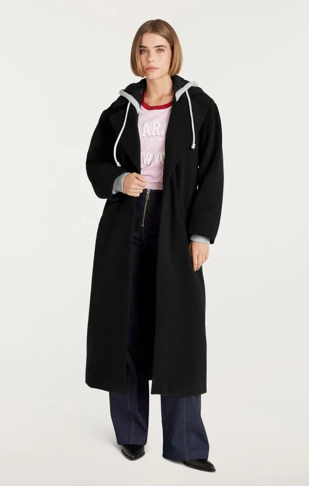Cinq Sept Vander Coat Blackheathergrey Women Outerwear