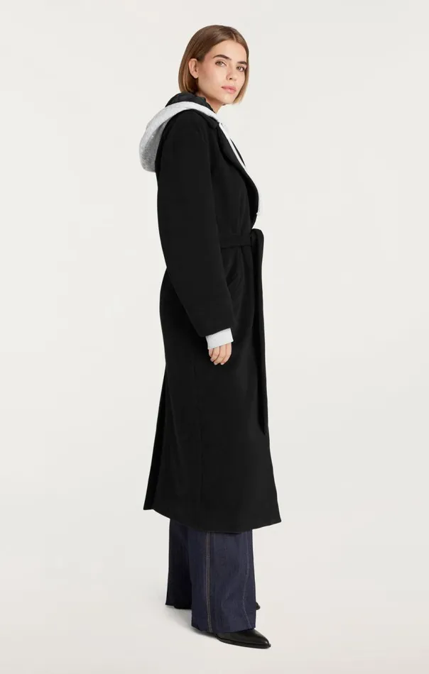 Cinq Sept Vander Coat Blackheathergrey Women Outerwear