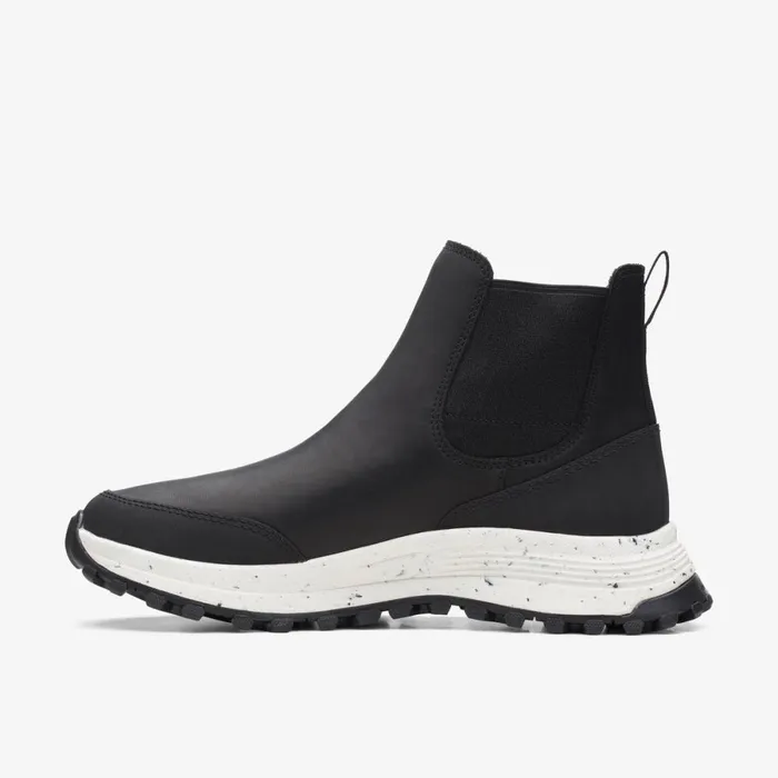 Clarks Ankle Boots Atl Trek Up Waterproof Black Leather 8211 Women