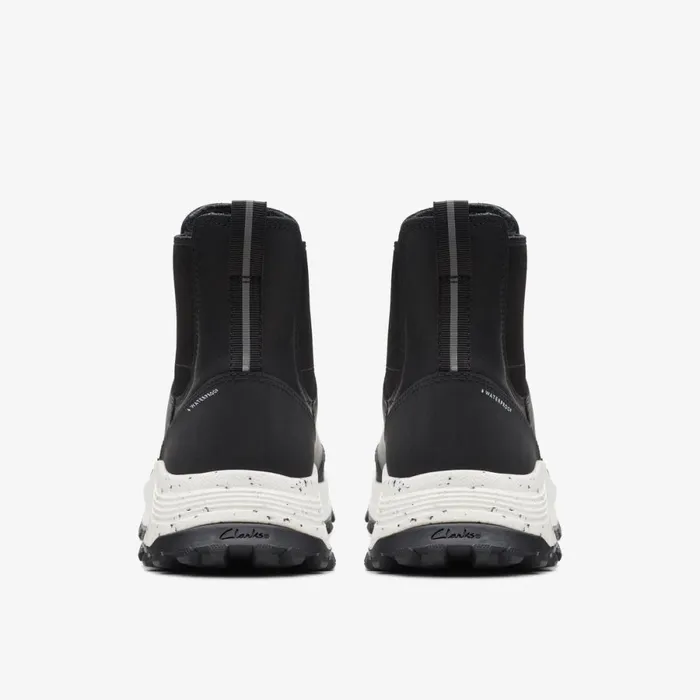 Clarks Ankle Boots Atl Trek Up Waterproof Black Leather 8211 Women