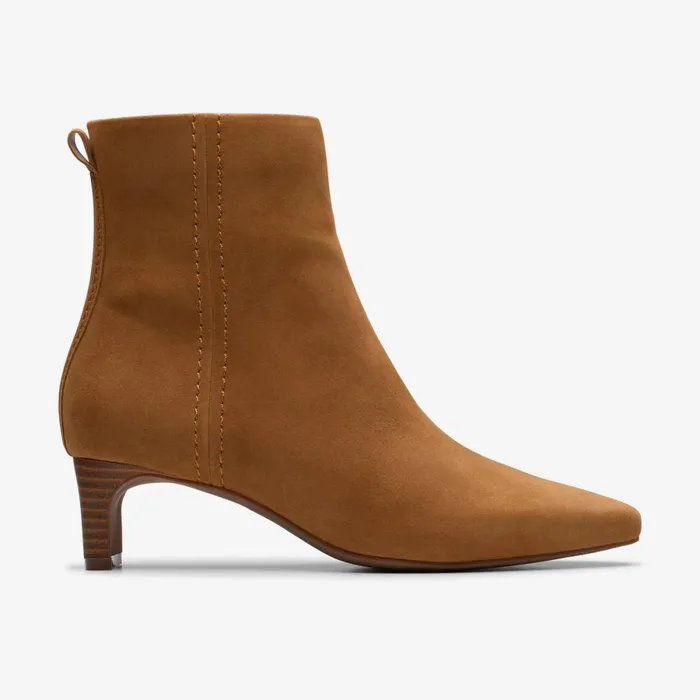 Clarks Ankle Boots Edina Up Tan Suede 8211 Women