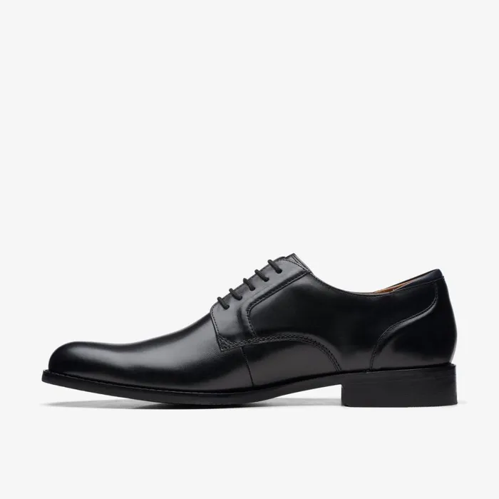 Clarks Black Shoes Craft Arlo Lace Black Leather 8211 Men