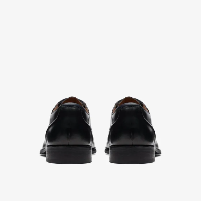 Clarks Black Shoes Craft Arlo Lace Black Leather 8211 Men
